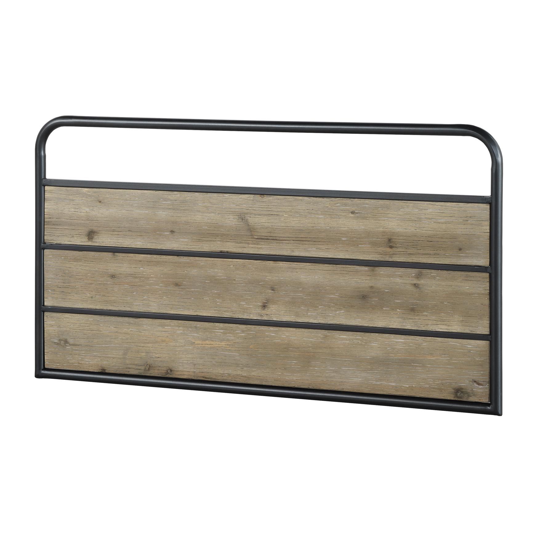 Cabecero Individual De Hierro Y Madera 110X60 Cm El mejor complemento para tu hogar. Fijalo