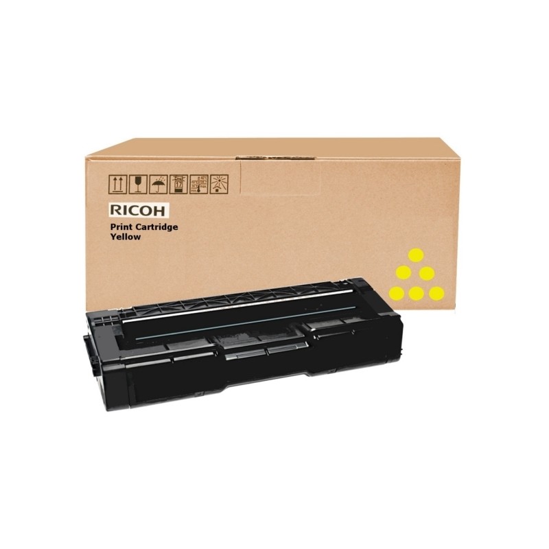 Ricoh - 407639 cartucho de tóner 1 pieza(s) Original Amarillo 407639