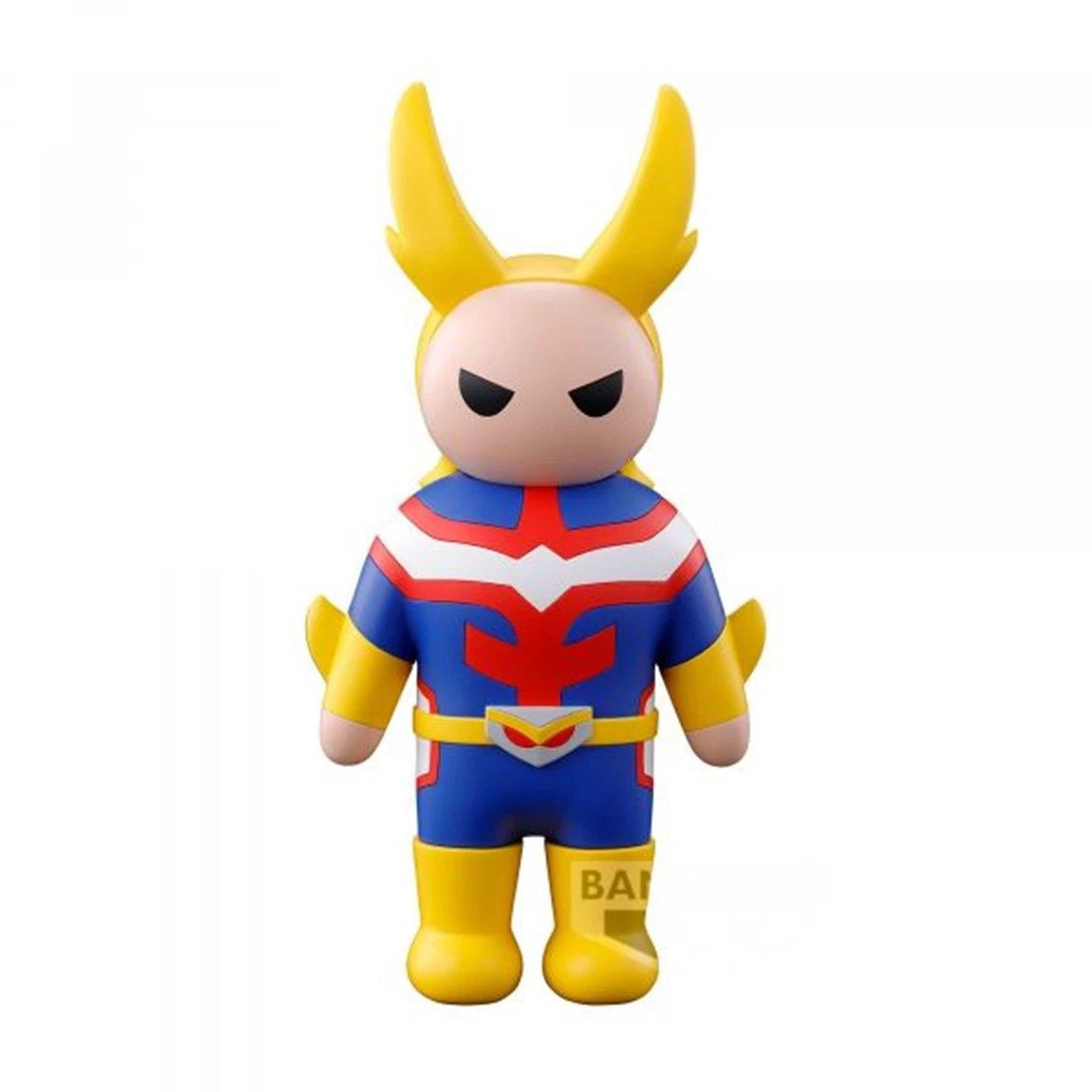 Banpresto - Figura coleccionable My Hero Academia All Might Sofvimates BP88790P de 12 cm para fans y coleccionistas, diseño dinámico y acabado detallado
