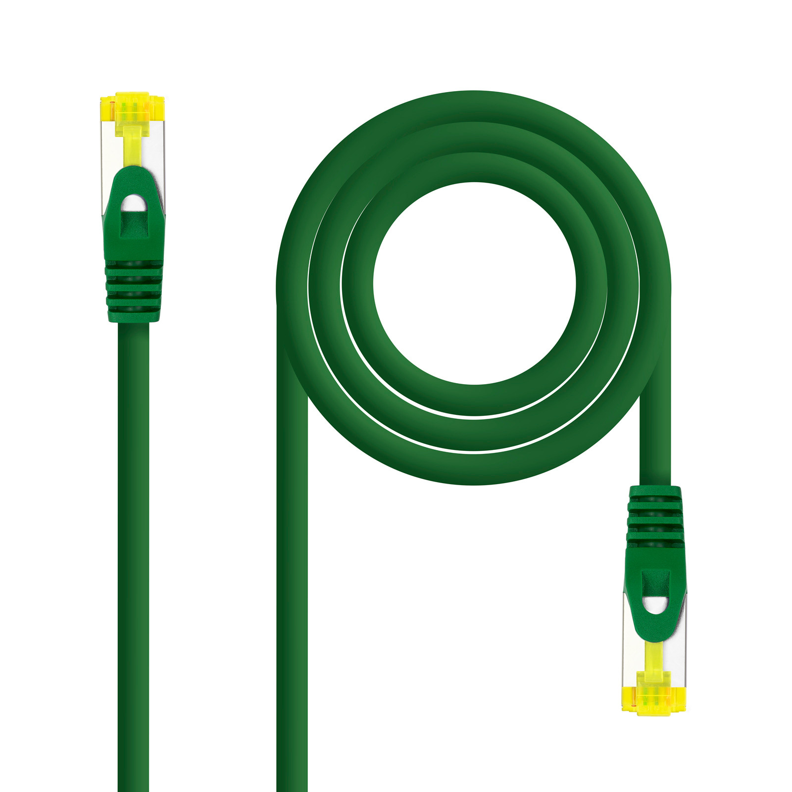 Nanocable Cable Red Latiguillo RJ45 SFTP Cat6a LSZH CU AWG26 3m VERDE - Alta Velocidad de Transferencia