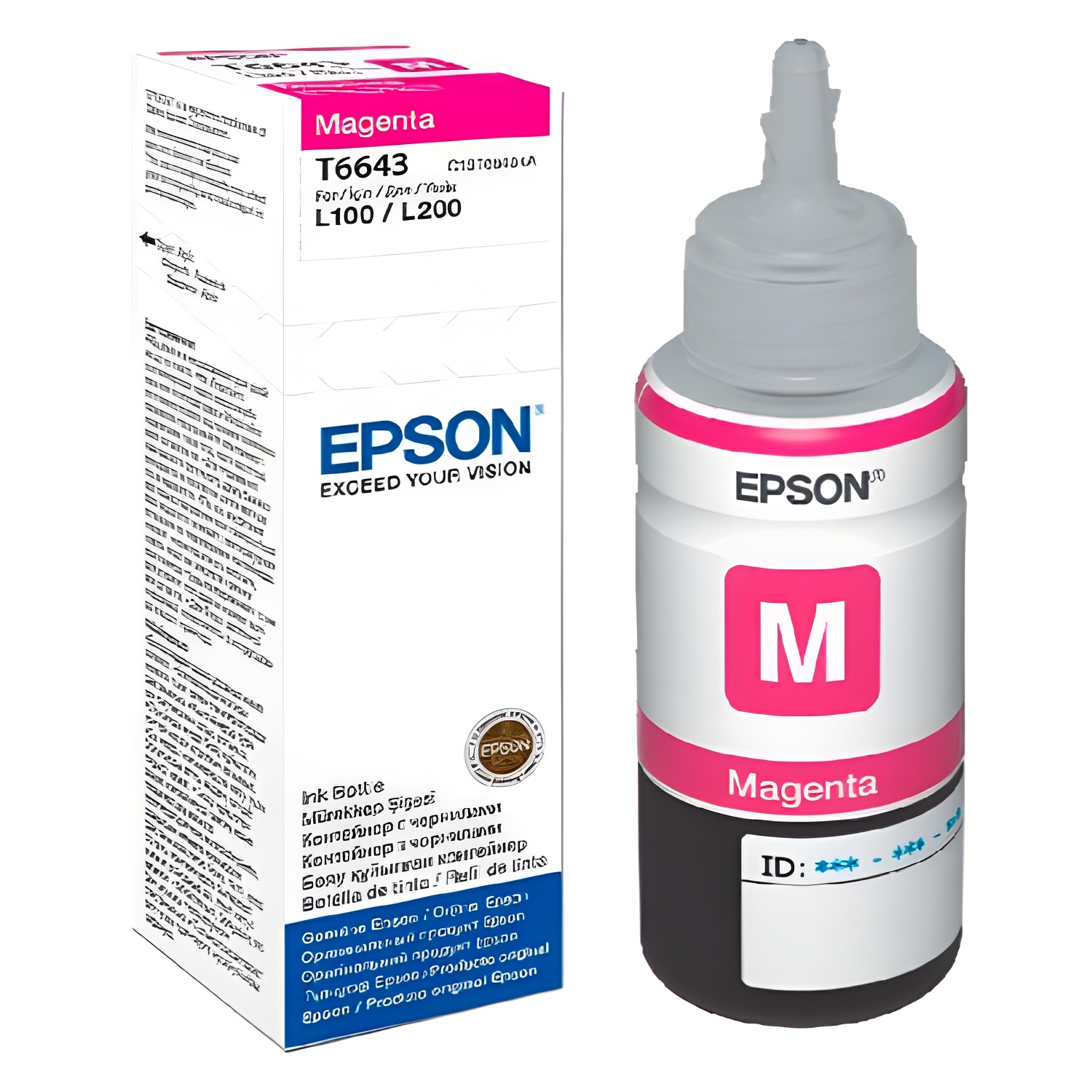 Cartucho epson nº664 magenta botella 70ml (c13t664340)