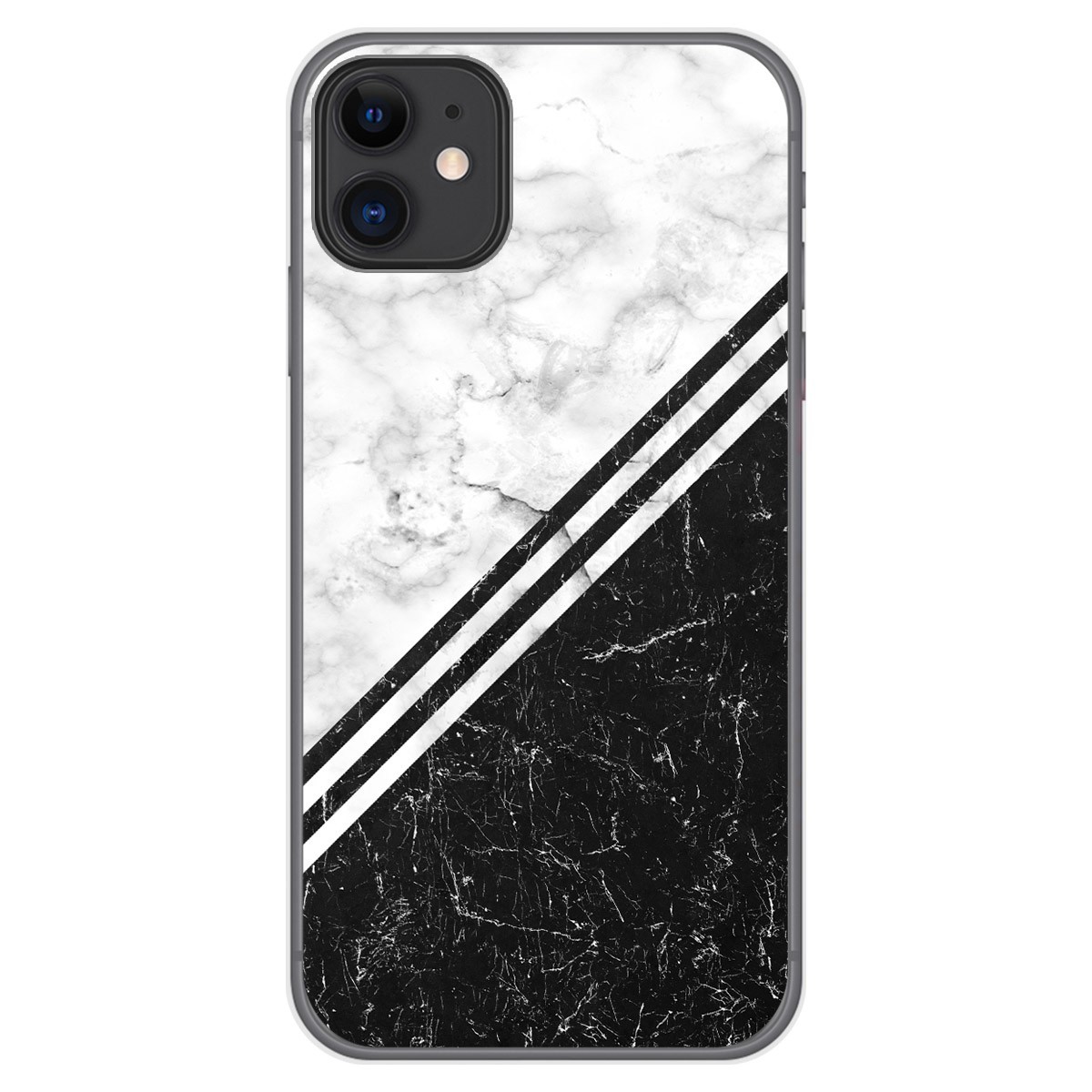 Tumundosmartphone Funda Gel Tpu para Iphone 11 (6.1) diseño Mármol 01 Dibujos