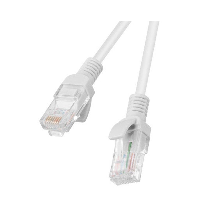 Latiguillo de red lanberg pcu6-10cc-2000-s - rj45 - utp - cat 6 - 20m - gris