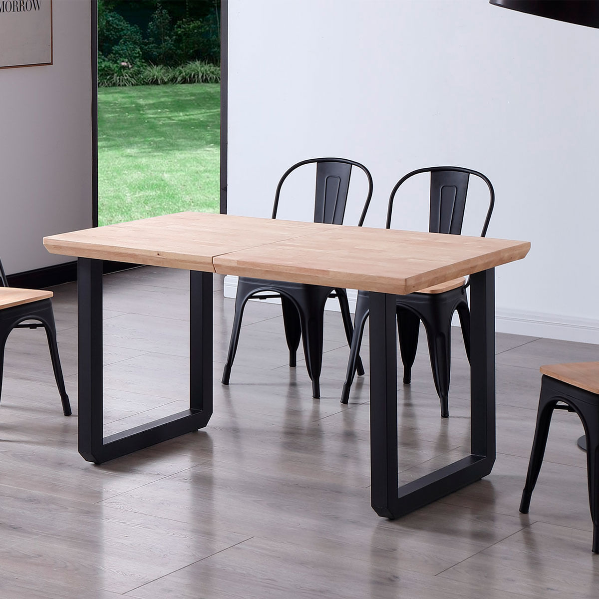 Mesa de comedor extensible Roma 77x140x80 cm Adec