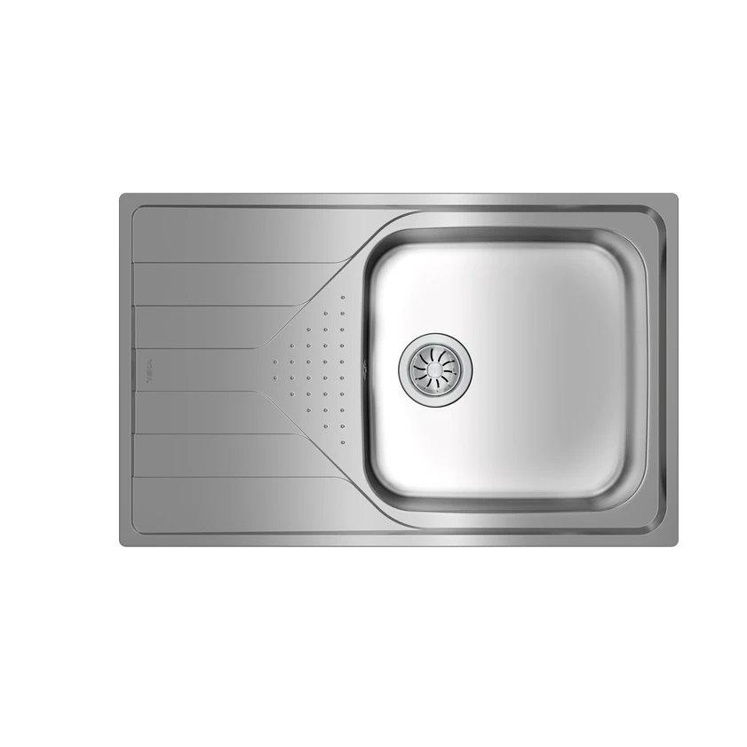 Fregadero Encastre Acero inoxidable 1 Senos TEKA 50 T XP 1C 1E MAX REV  | UNIVERSE, Inox, 50cm, x 17cm, ( 17cm )
