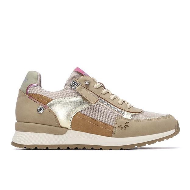 Deportivo Casual Mujer Cremallera Refresh 175132 Beige