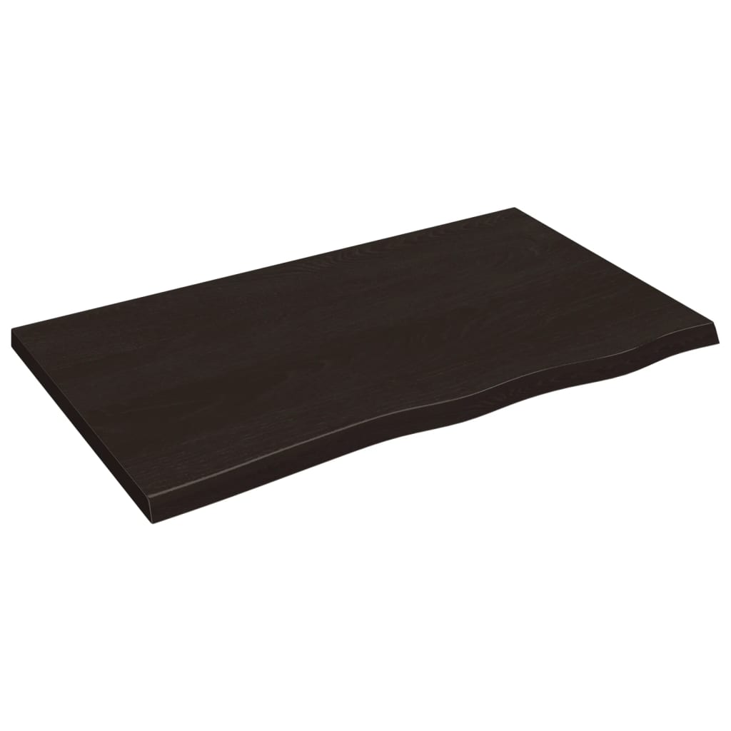 vidaXL Encimera de Baño Tablero Plegable de Mesa Madera Tratada Color Marrón claro,  Natural,  Gris oscuro y mas