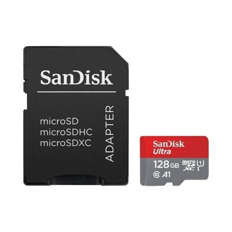 Sandisk - Tarjeta De Memoria Sandisk Ultra 128Gb Microsd Xc Con Adaptador Clase 10/ 140Mbs