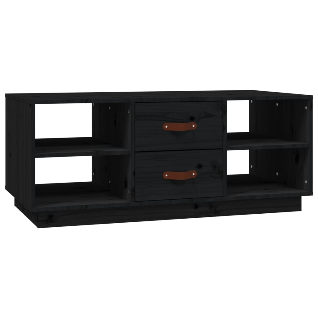 Vidaxl Mesa de Centro de Madera Maciza de Pino 100x50x41 Cm Natural