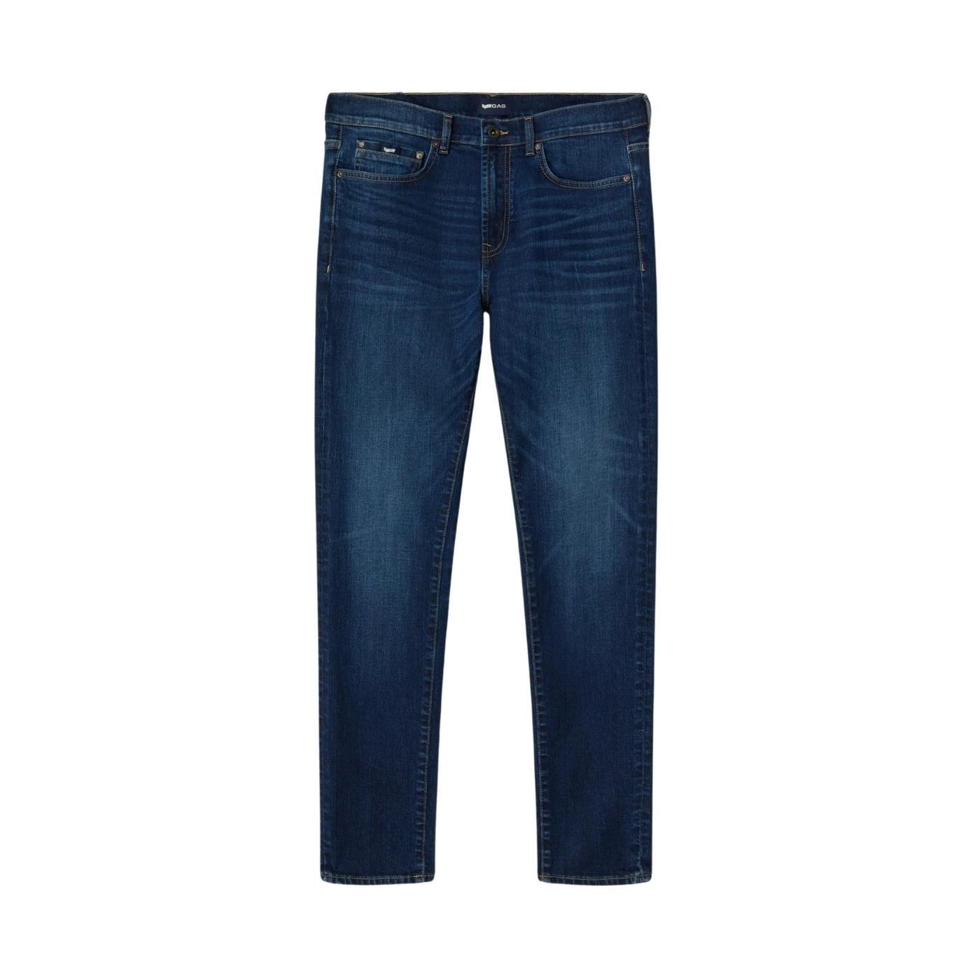 Gas Pantalones 5 Tasche Albert Simple Rev Dark Des Marine Talla 34