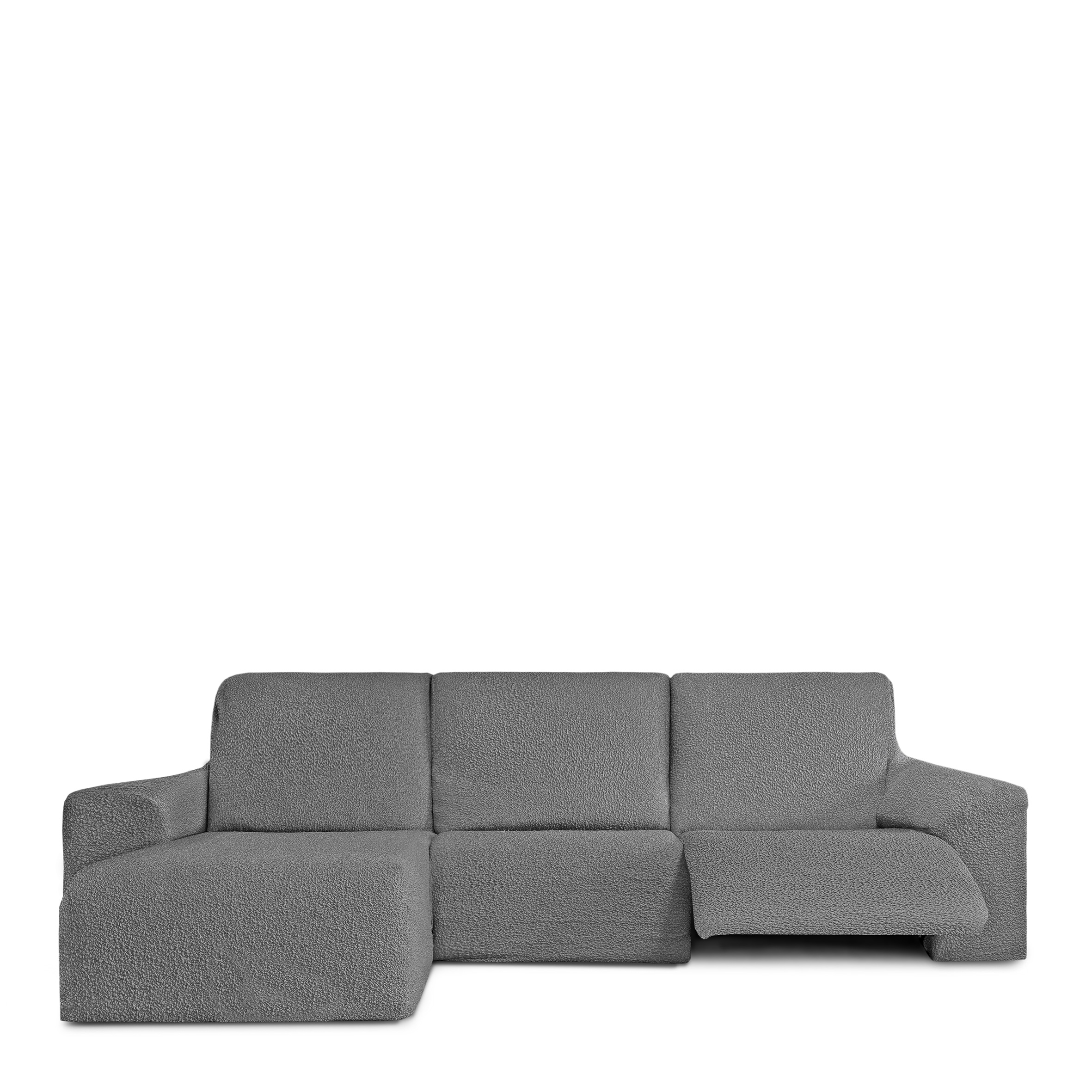 Funda de sofa m/0 ch. longue relax premium roc izquierda (Mirando de frente) c/6 brazo corto, Tamaño brazo corto izquierda, 170x310x110cm, Fábricada en España
