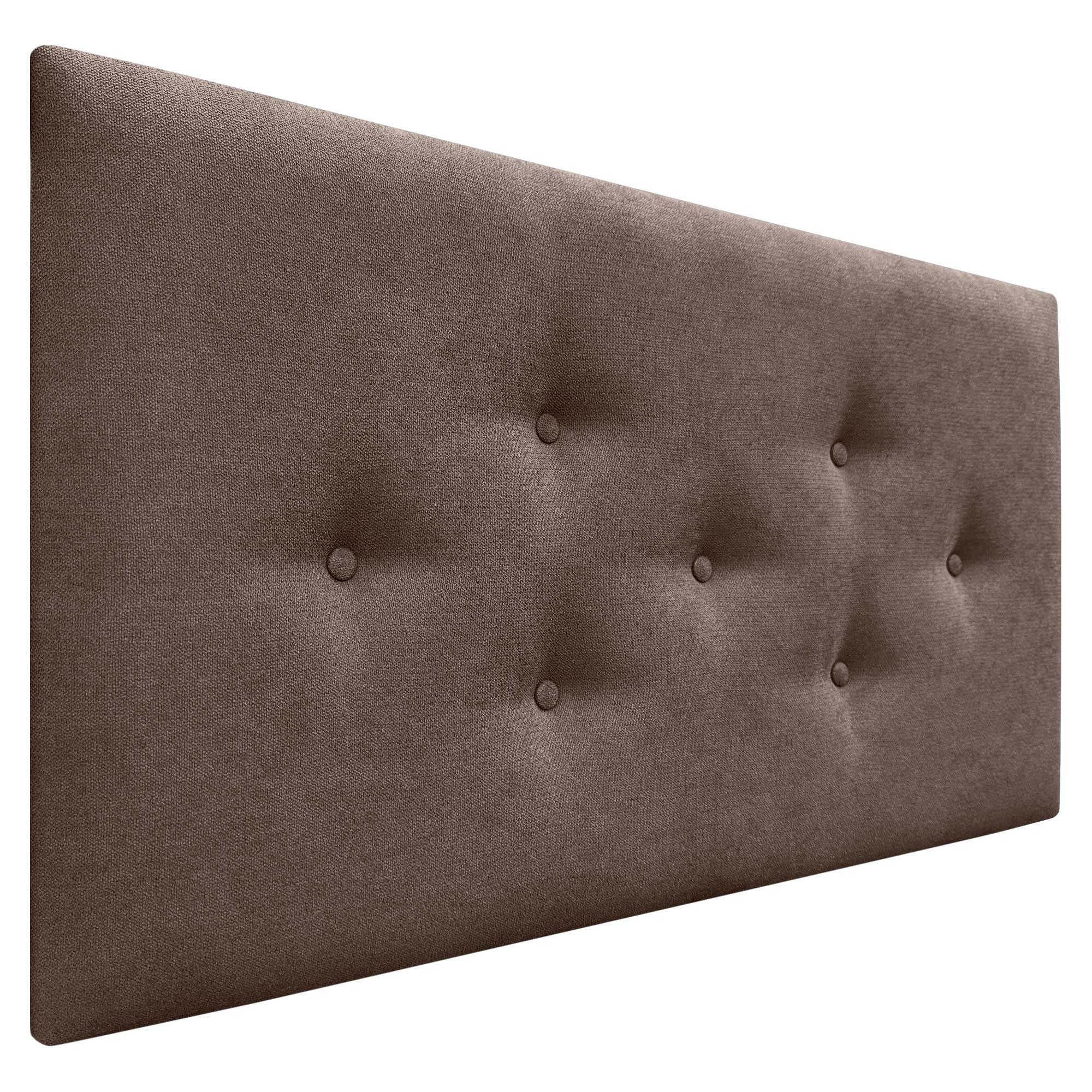 DHOME Cabecero de Tela ACUALINE con 3 Hileras Intercaladas de Botones Cabezal Tapizado Cama Lujo