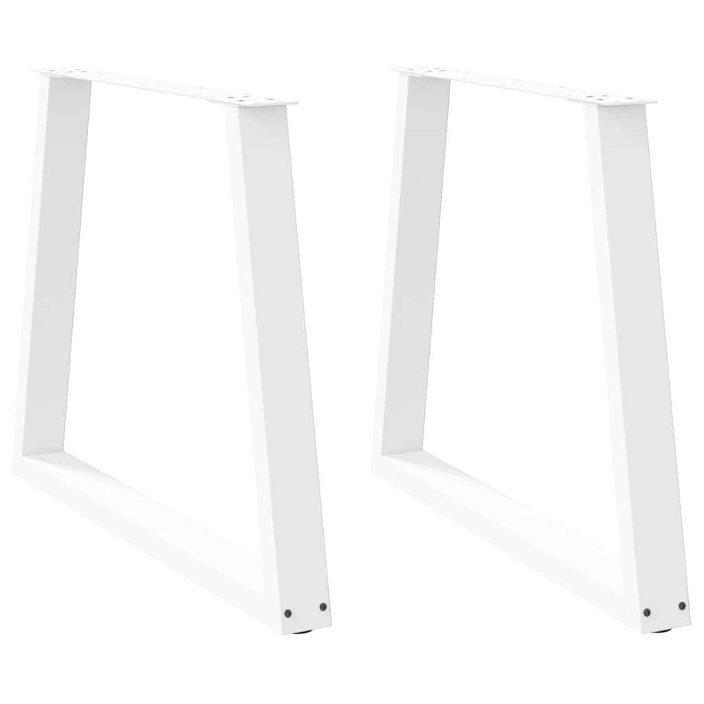 vidaXL Patas para mesa de comedor en forma de V (2 unidades) 80 x (72-73,3) cm, acero