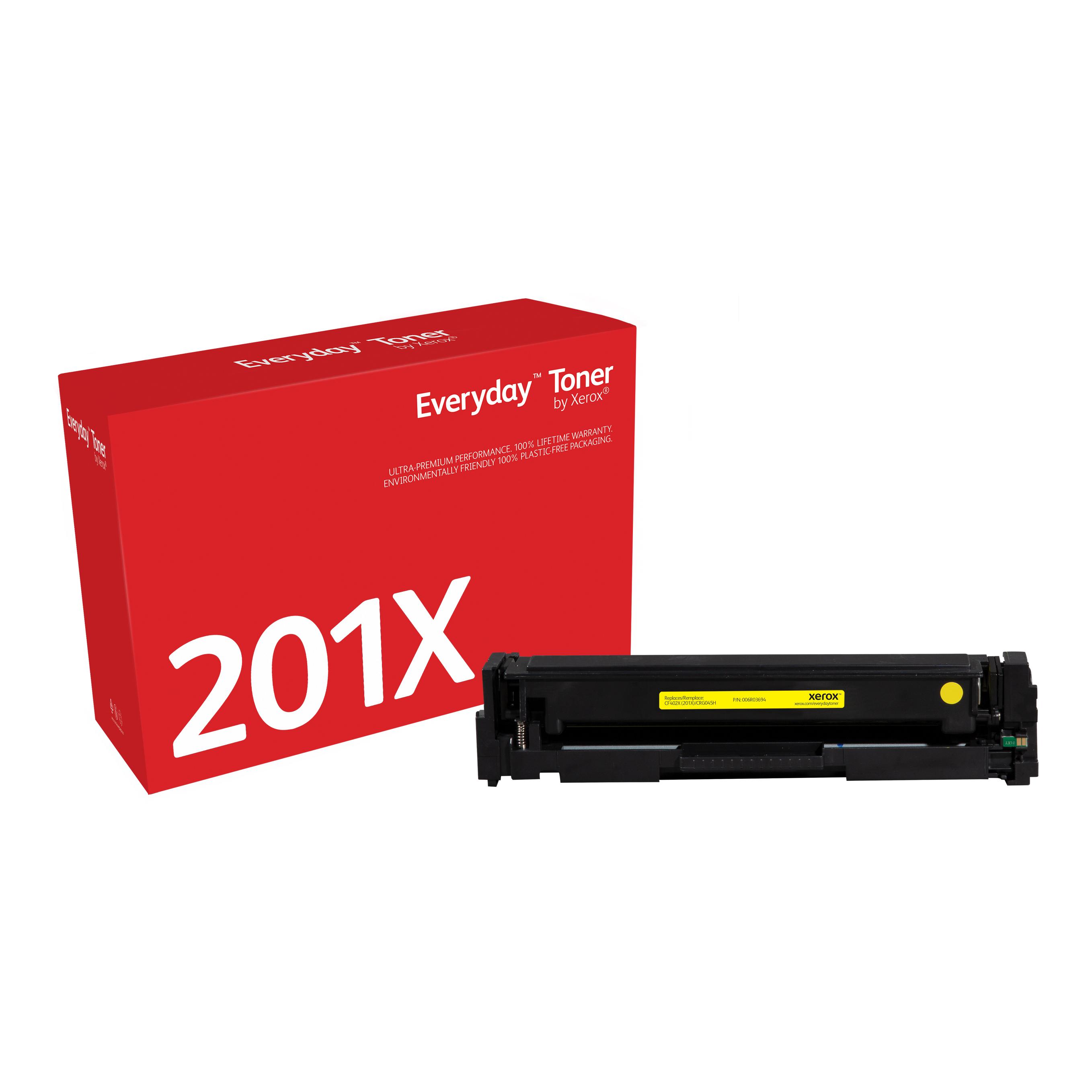 Compatible Everyday Tóner Amarillo Equivalente a CF402X/ CRG-045HY para HP Color LaserJet Pro M274,