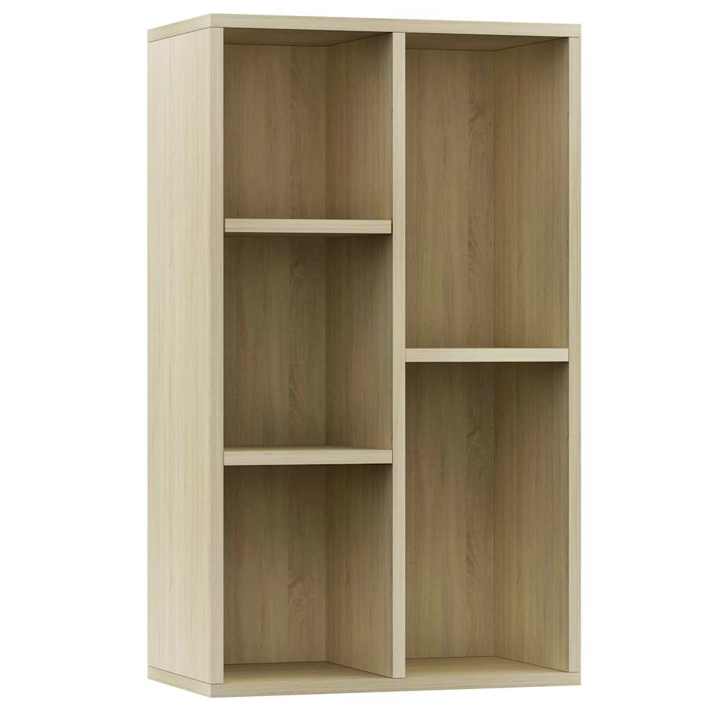 vidaXL Estantería madera de ingeniería 50x25x80 cm Multicolor