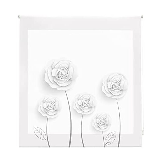 BLINDECOR - Estor Enrollable Translúcido con Estampado - Estores Enrollables Elegantes y Prácticos - Estor para Ventana con Diseño Único