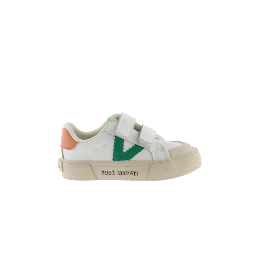 Victoria Tribu Zapatillas de efecto piel con piezas de color y doble cierre adherente 1065179