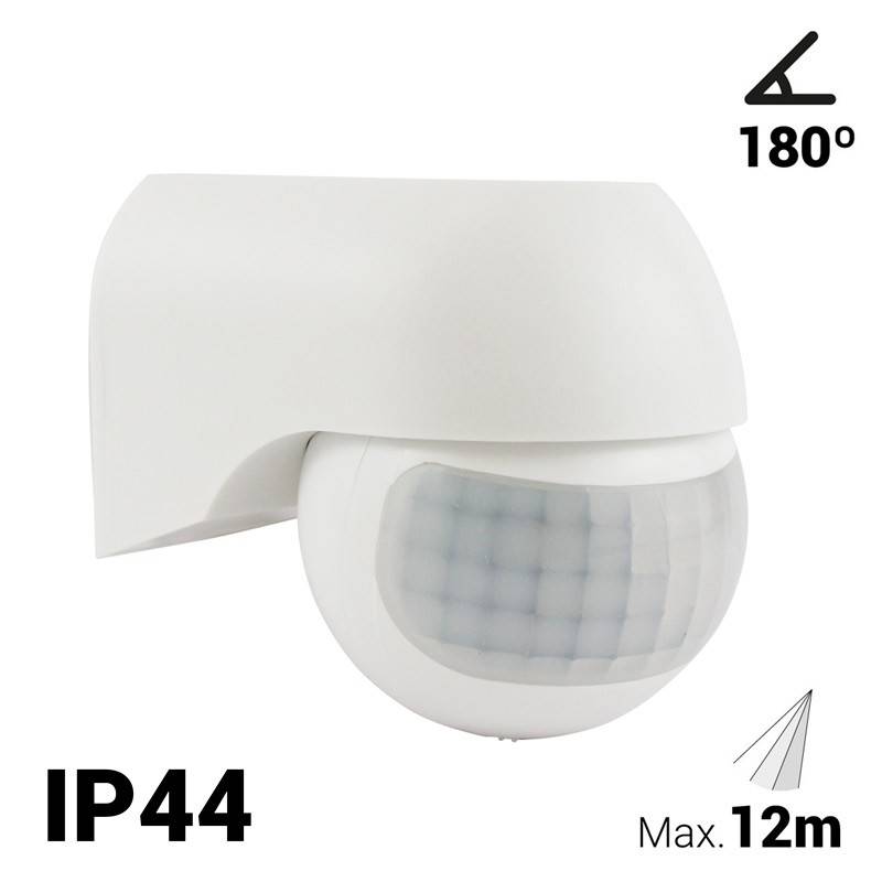 Barcelona LED - Barcelona LED Sensor de movimiento infrarrojo PIR orientable IP44