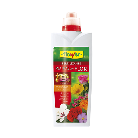 FLOWER Fertilizante Líquido PLANTAS CON FLOR, 1 Litro