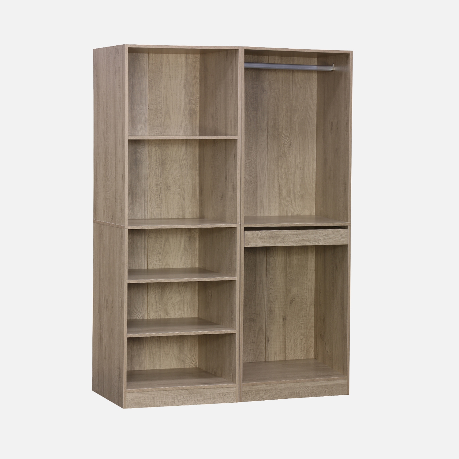 sweeek - Armario modular con 2 elementos , Modulo , 120x45x180