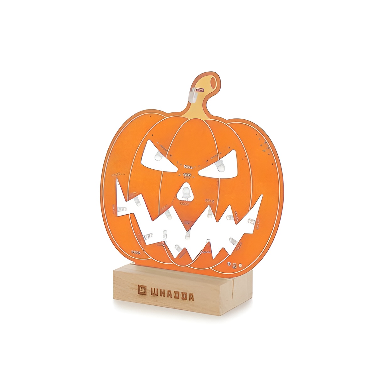 Whadda Kit de Soldadura XL Calabaza de Halloween con Leds RGB Programables