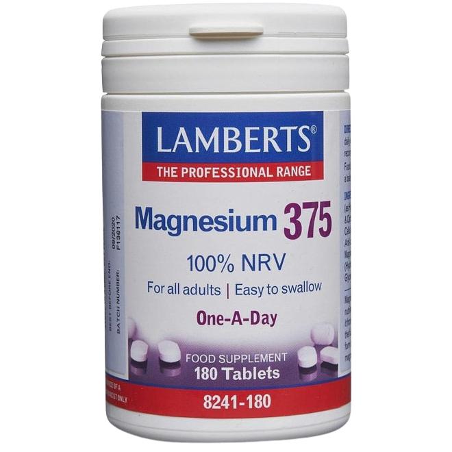 Lamberts Magnesio 375 180 Cápsulas