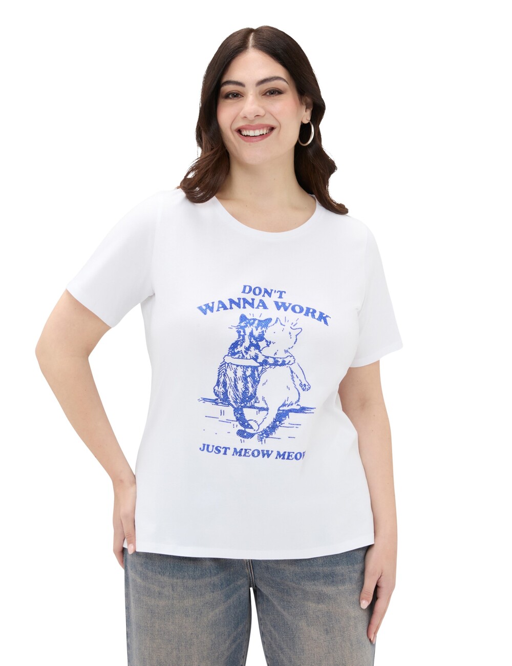Fiorella Rubino - Camiseta de algodón con estampado