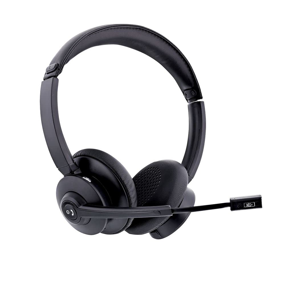 T'nB ACTIV 1000X - Auriculares Bluetooth profesionales + 2,4 GHz con base de carga, color negro