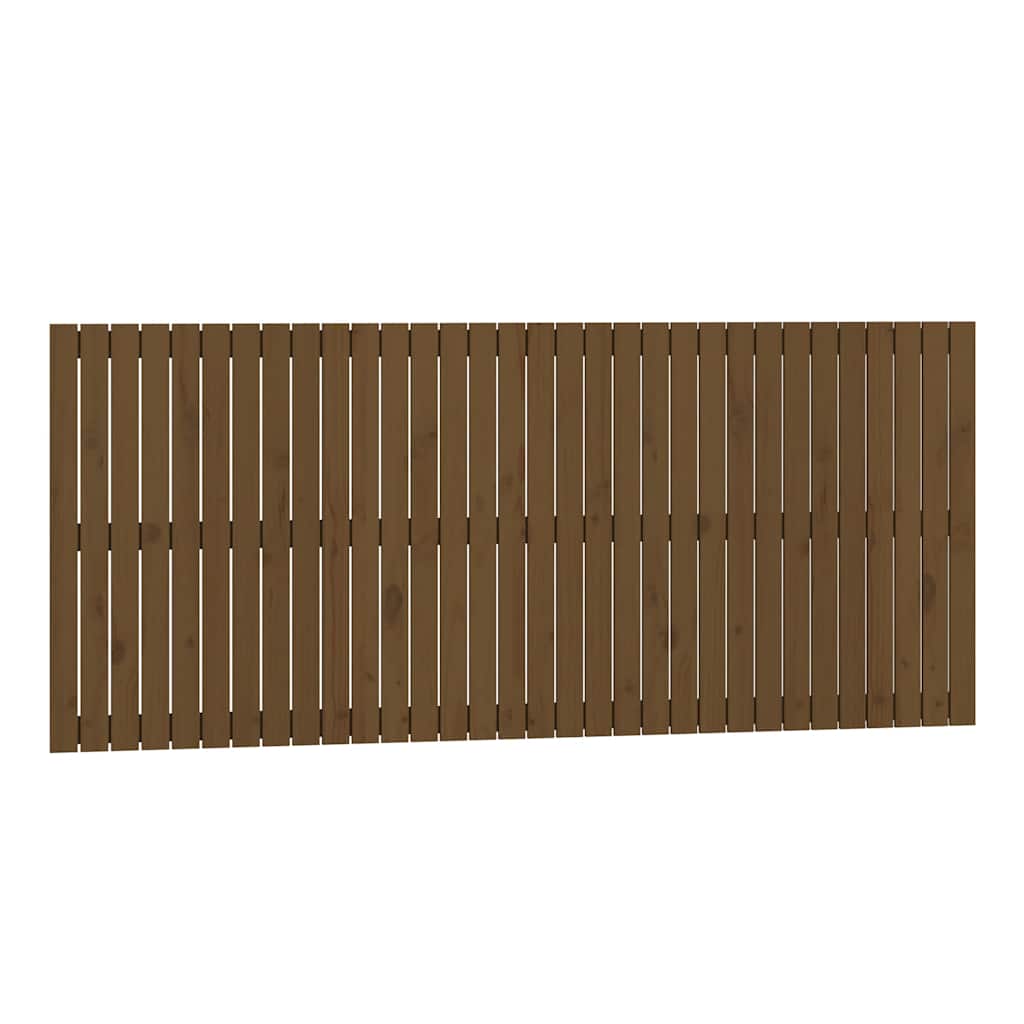 vidaXL Cabecero de cama pared madera maciza pino 204x3x90 cm