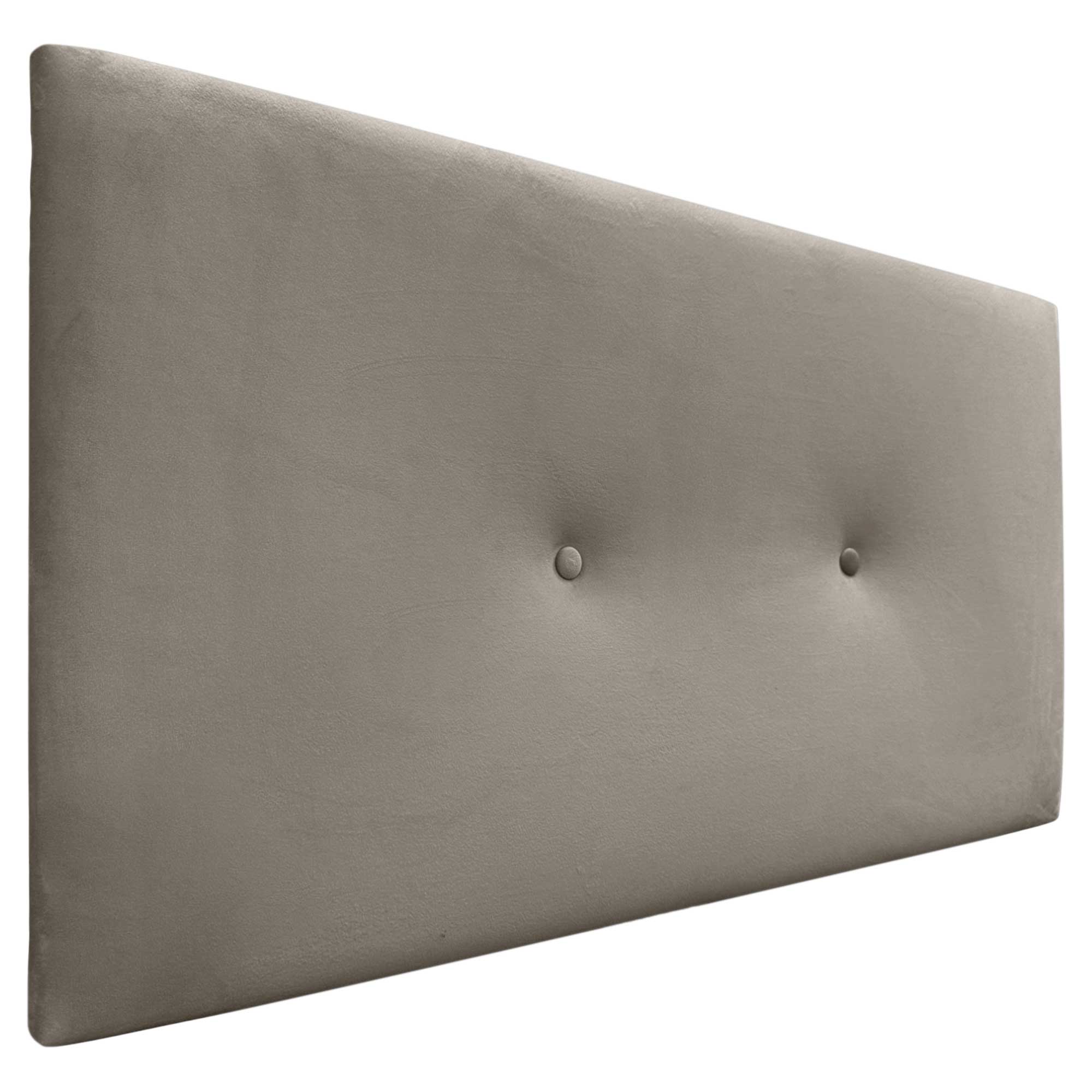 DHOME Cabecero en Terciopelo Liso con Botones Alta Gama Moderno con 4cm Grosor