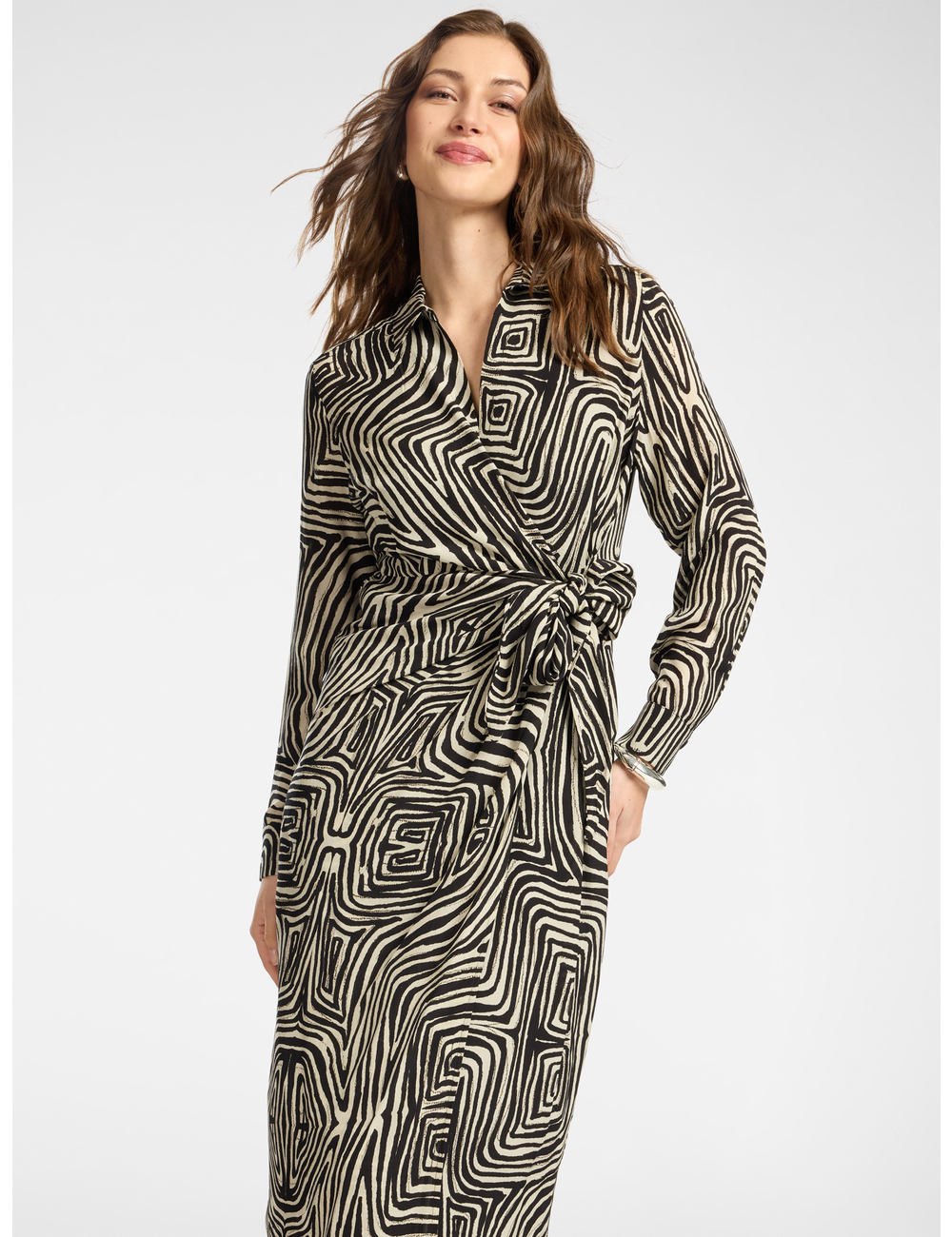Elena Mirò - Vestido de viscosa estampado