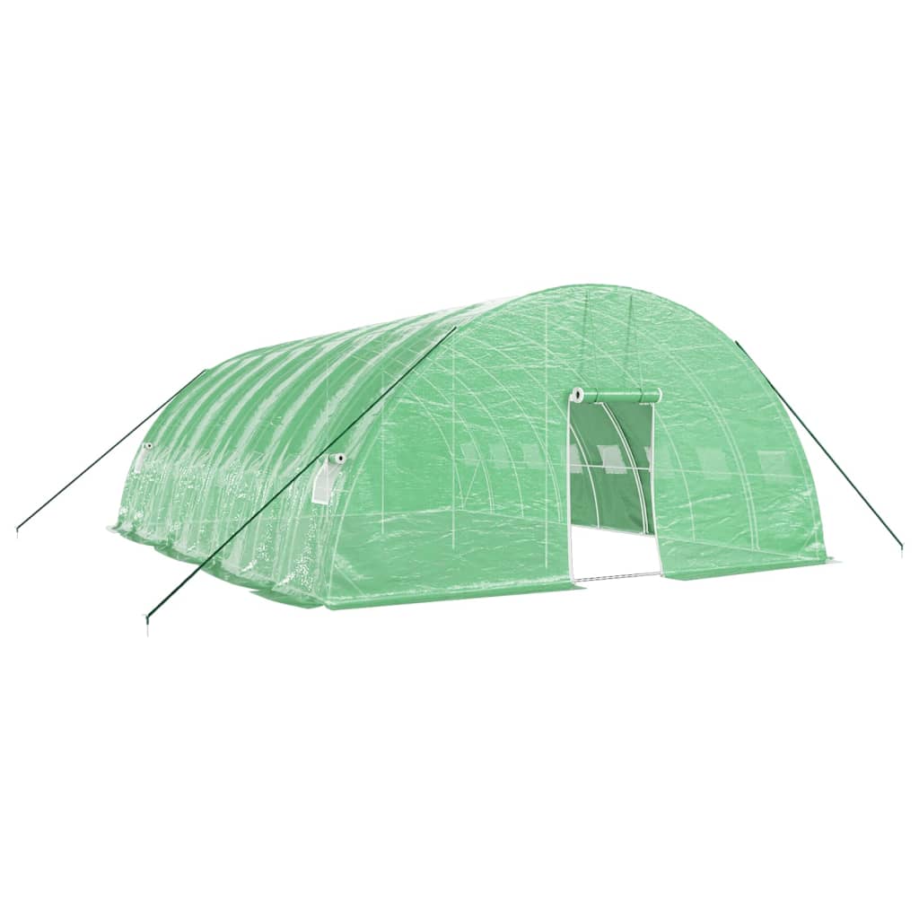 vidaXL Invernadero con estructura de acero verde Multitalles