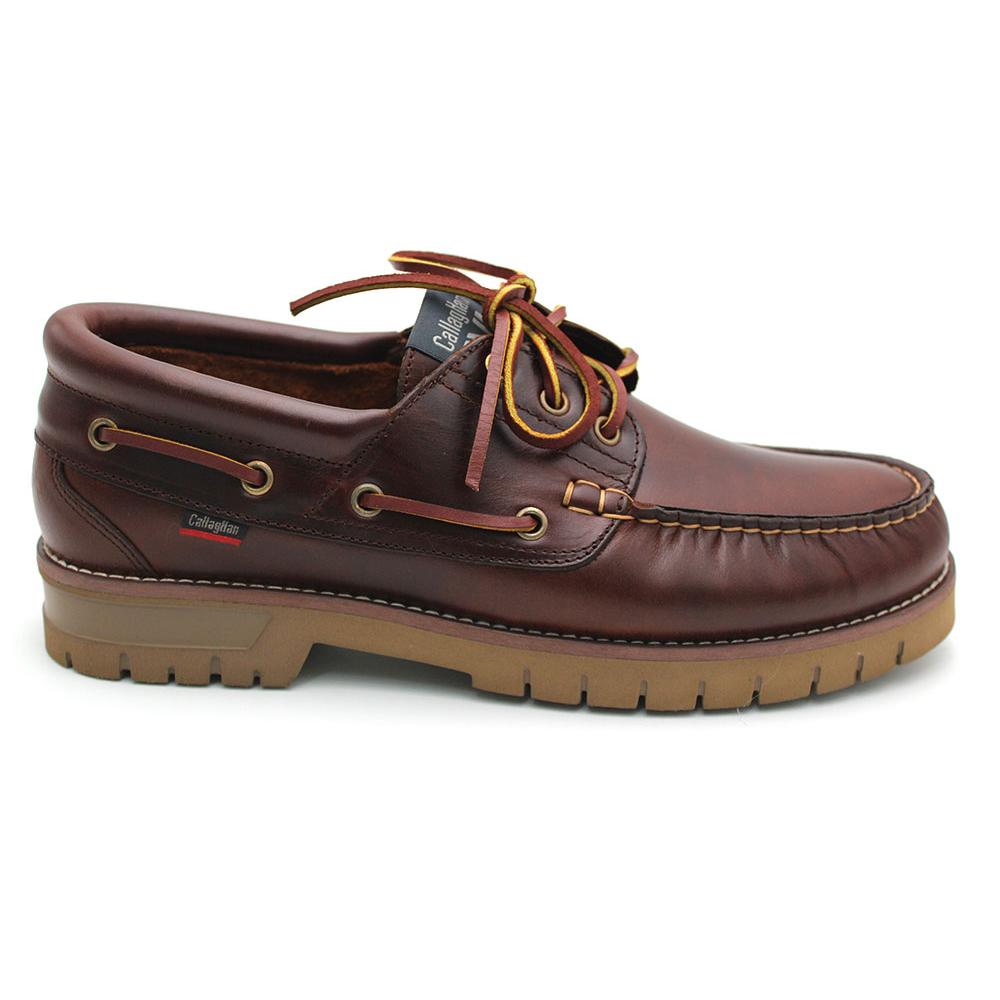 Callaghan 12500 Zapato náutico callaghan de hombre con cierre de cordones y suela de goma. de piel. para caballero