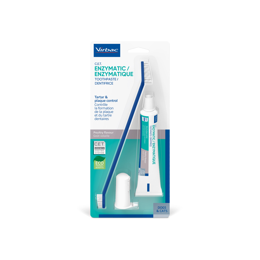 Virbac Cet Kit Cepillo + Dentífrico Enzimático 70 Gr 70 Gr