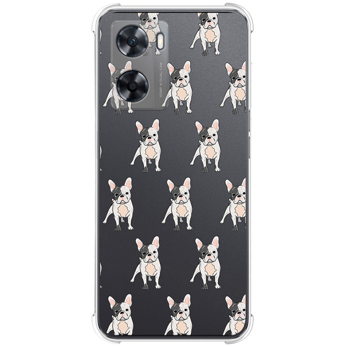 Funda Silicona Antigolpes para Oppo A57s diseño Perros 12 Dibujos