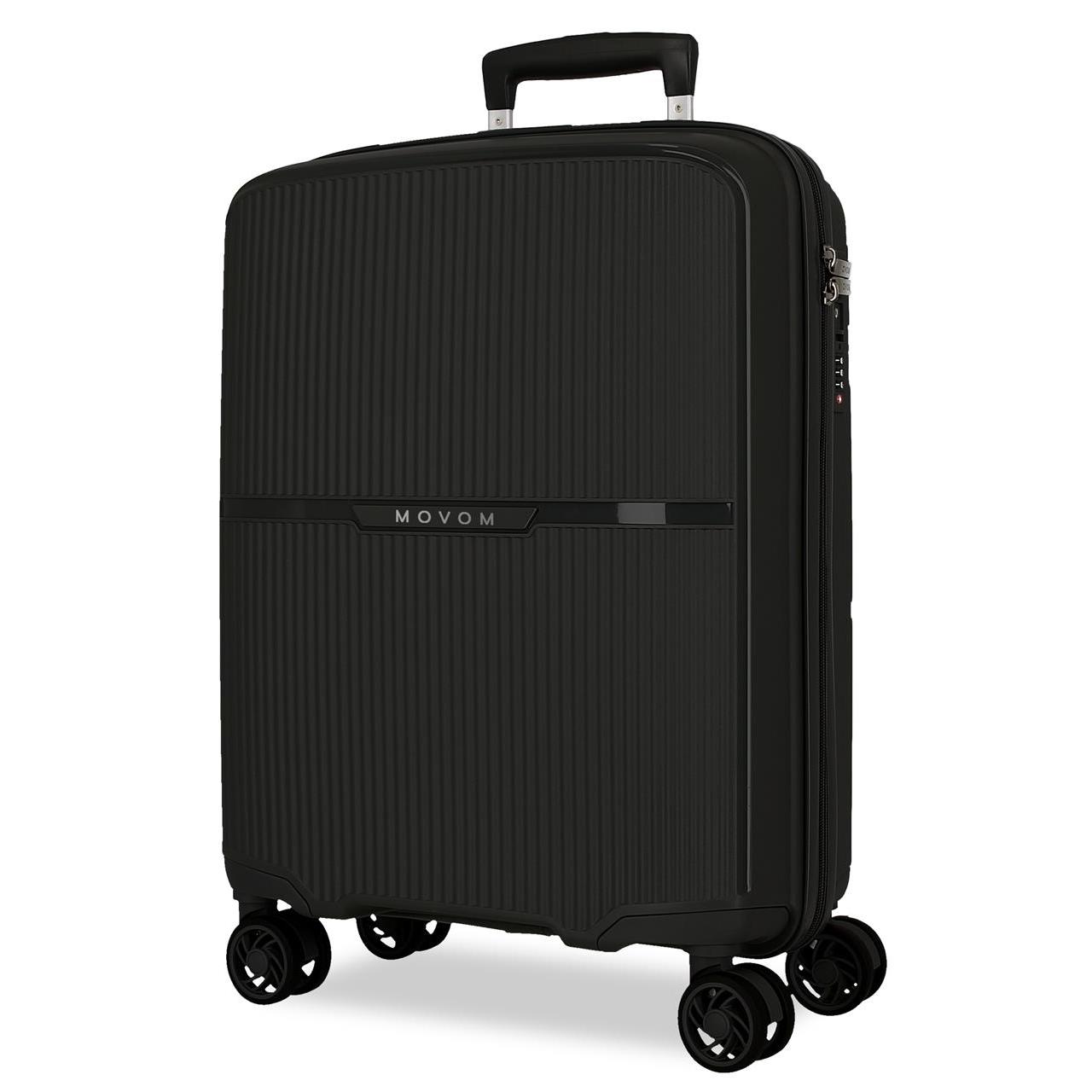 Maleta de Cabina Movom Moon de Polipropileno con 4 Ruedas Multidireccionales, Cierre TSA y 38,2L