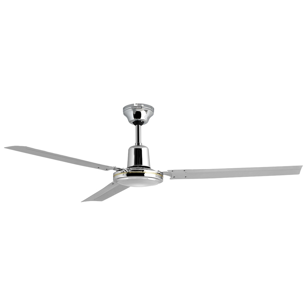 Orbegozo CFC 49120 - Ventilador de techo , cromado, 3 palas, 5 velocidades