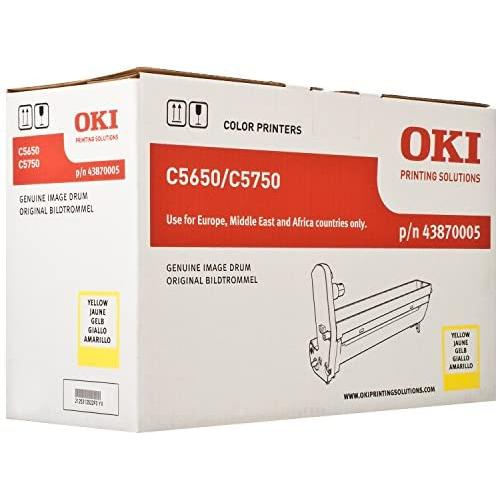 Oki OKI C5650/C5750 Kit de Tambor Amarillo - Hasta 20000 Páginas