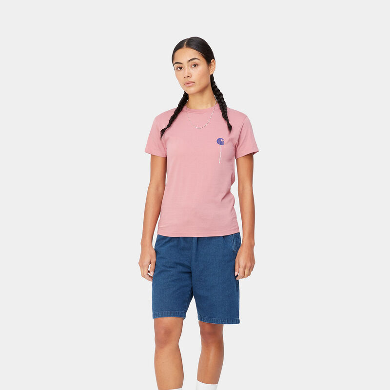 Carhartt WIP - Camiseta Carhartt Rosa W' Lolly T-Shirt Dahila