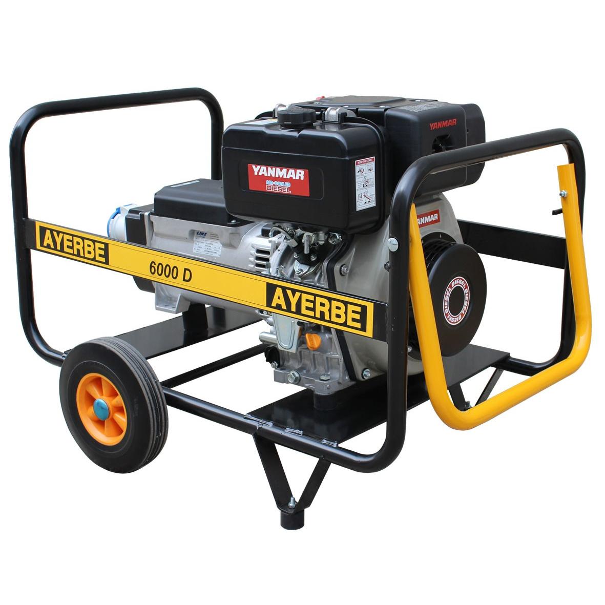 Grupo Electrógeno AYERBE AY-6000 YANMAR AVR TX A/E