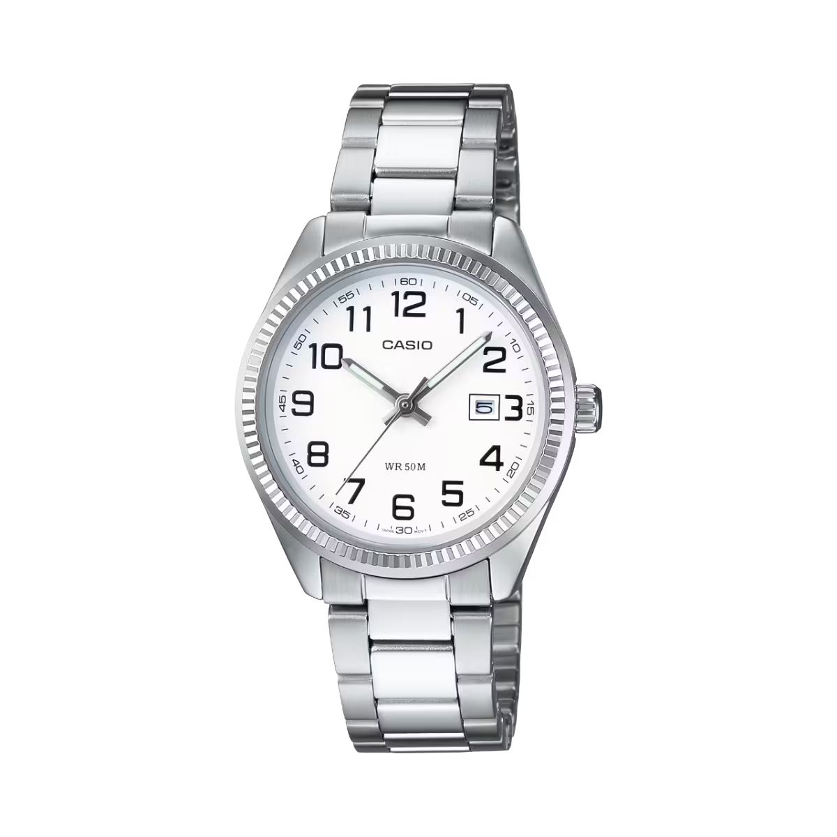 Casio Reloj Mujer Analogico Cuarzo con Correa de Acero inoxidable LTP-1302PD-7BVEF