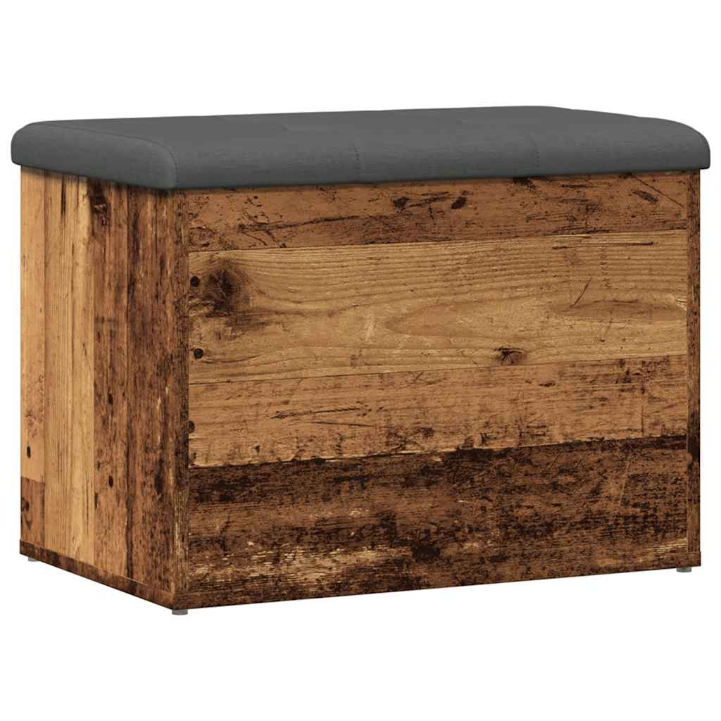 vidaXL Banco almacenaje madera ingeniería 62x42x45 cm