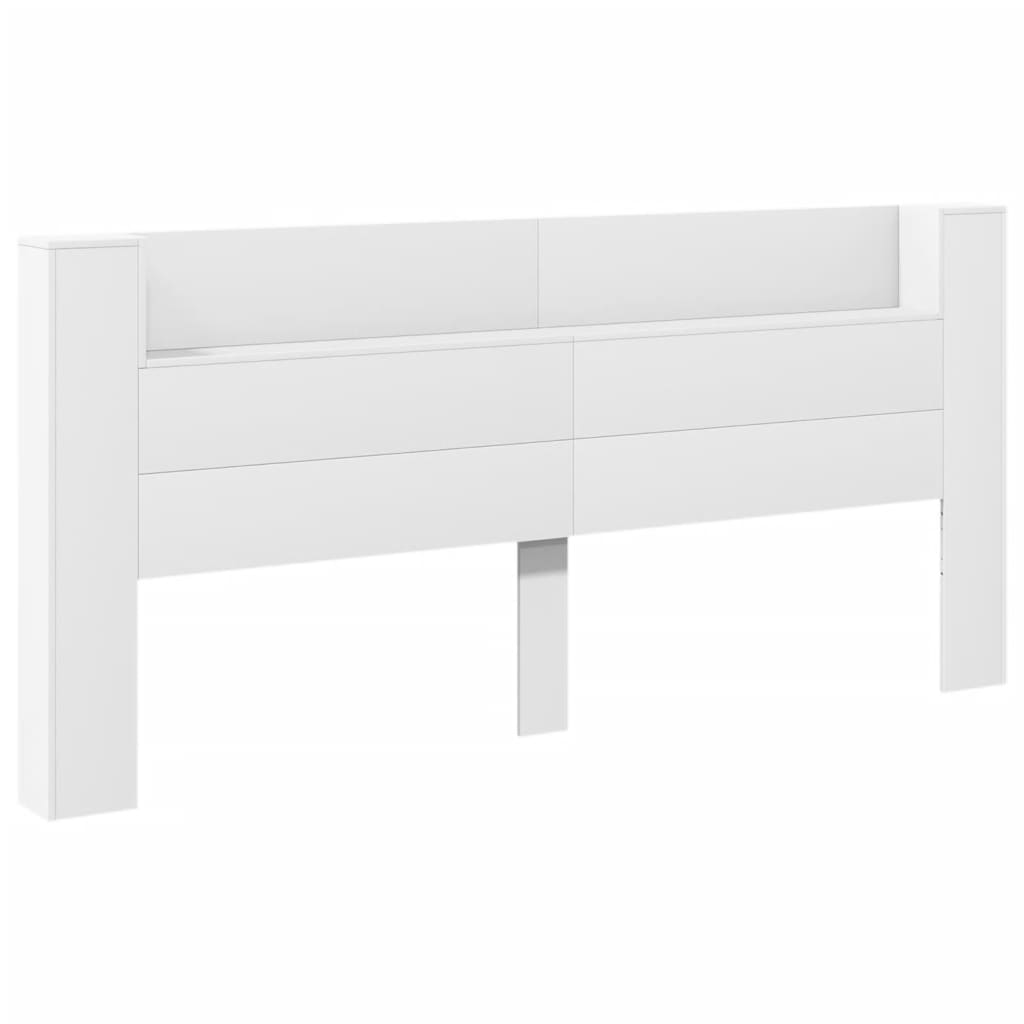 vidaXL Cabecero de cama con luz LED 220x16,5x103,5 cm