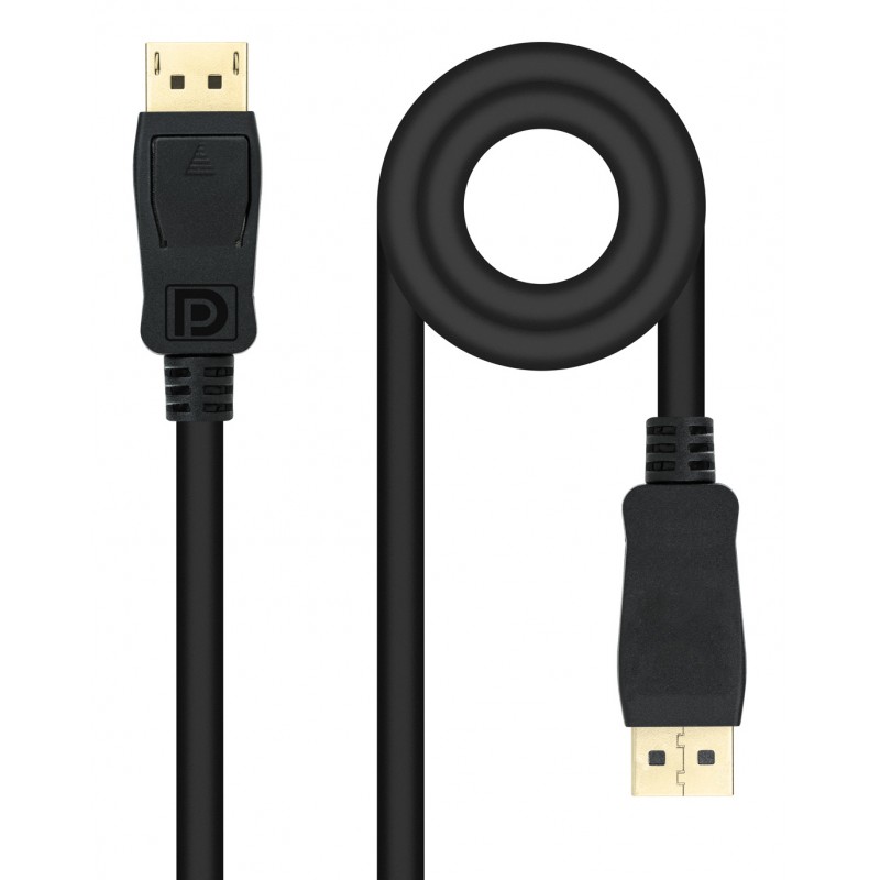 Nanocable - Cable DisplayPort 1.4, DP/M - DP/M, Negro, 1 m 10.15.2601