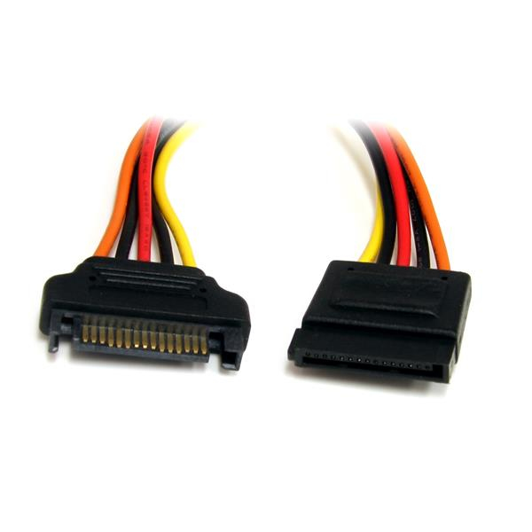 StarTech.com Cable de 30cm de Extensión de Alimentación Corriente SATA - 15 pines SATAPOWEXT12