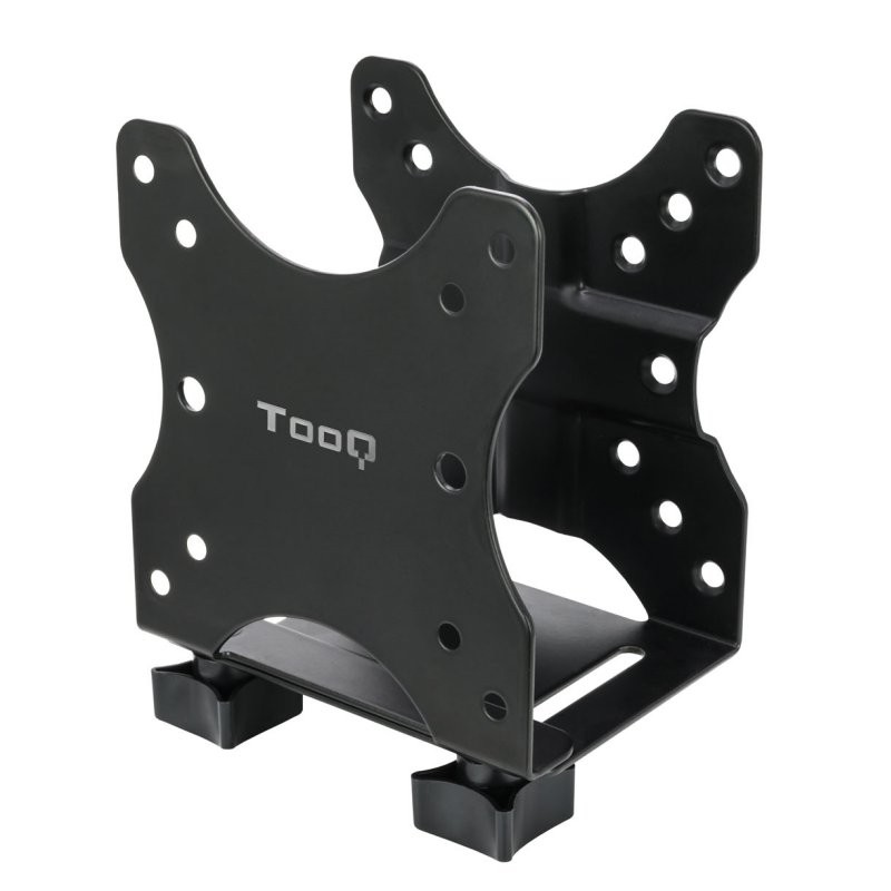 Tooq Soporte Metálico para Mini PC Negro - VESA 50x50, 75x75 y 100x100