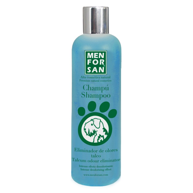 Champú MENFORSAN TALCO 300ml eliminador de olores