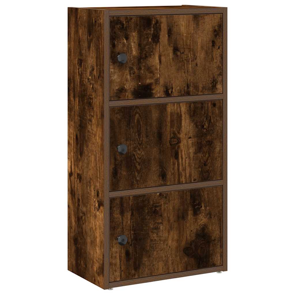 vidaXL Estantería de madera de ingeniería 40x24x77 cm Multicolor