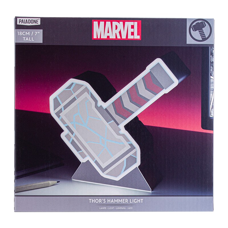 Paladone Marvel - Marteau de Thor - Lampe 2D 17cm