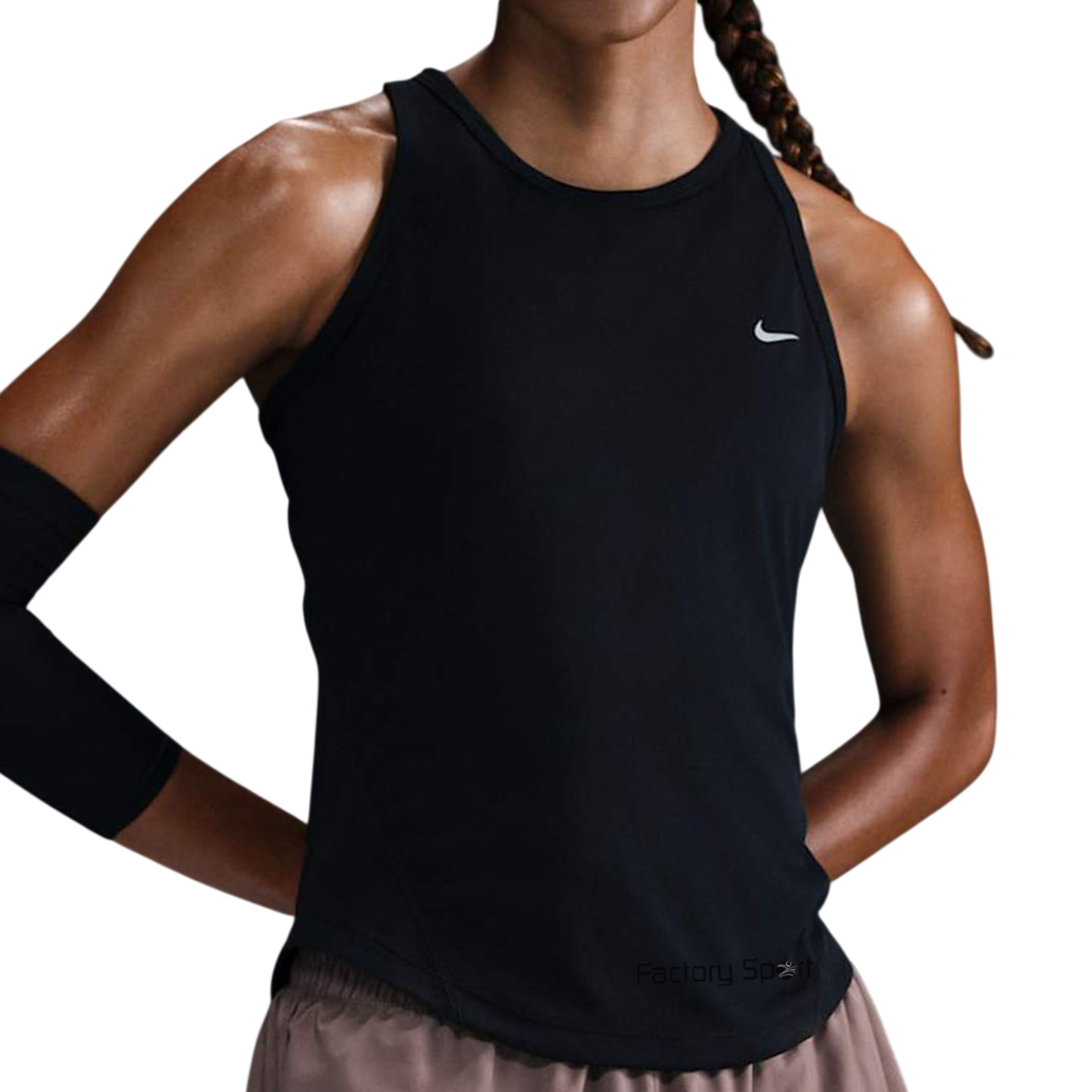 NIKE DRI FIT TANK TOP CAMISESTA TIRANTES RUNNING NEGRO PARA MUJER